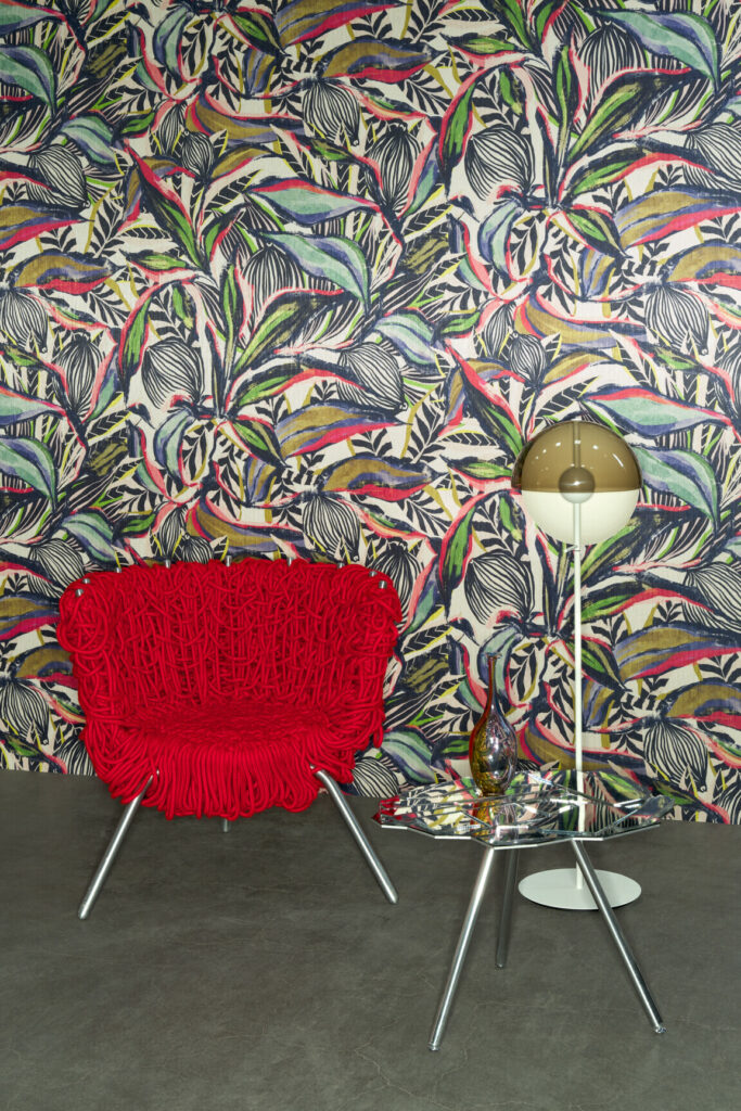 Arte Decors panoramiques Flor imaginaria behang in kleur Bird of Paradise (97660) - Interieur impressie