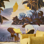 Arte Decors panoramiques Hills of sapa behang in kleur Twilight (97590) - Interieur impressie