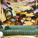 Arte Decors panoramiques Les songes toscans behang in kleur Tuscany (97520) - Interieur impressie