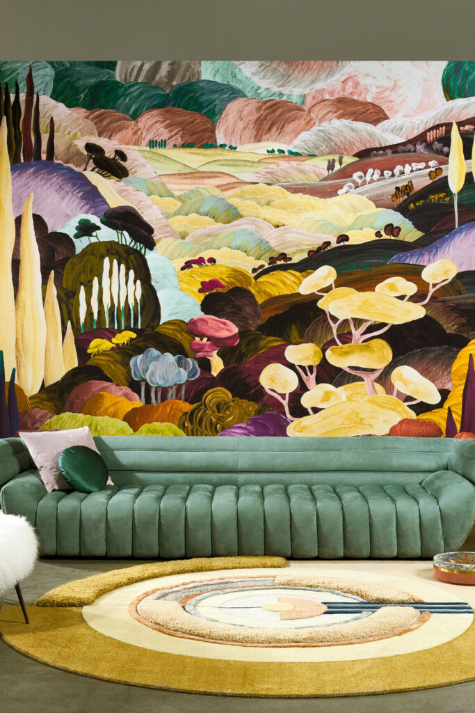 Arte Decors panoramiques Les songes toscans behang in kleur Tuscany (97520) - Interieur impressie