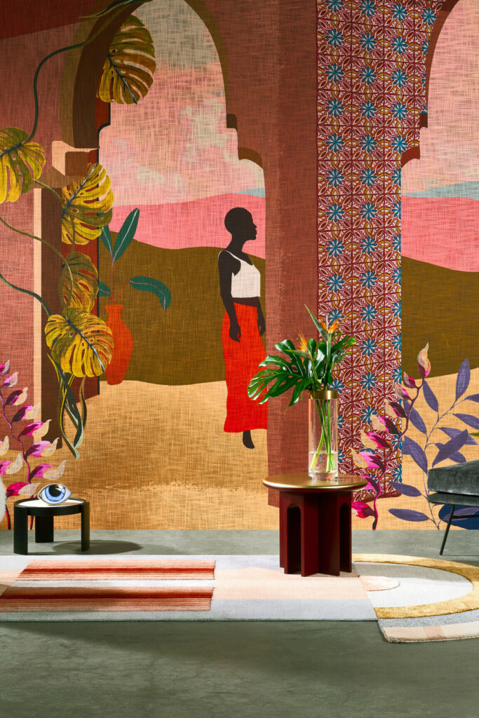 Arte Decors panoramiques Les mysteres de madagascar behang in kleur Marrakech (97530) - Interieur impressie