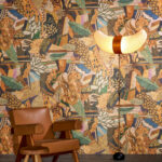 Arte Decors panoramiques Terra tropicana behang in kleur Golden Sunset (97670) - Interieur impressie