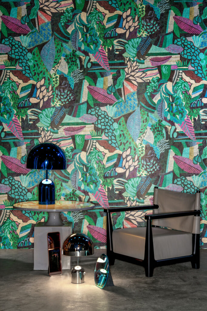 Arte Decors panoramiques Terra tropicana behang in kleur Azure (97671) - Interieur impressie