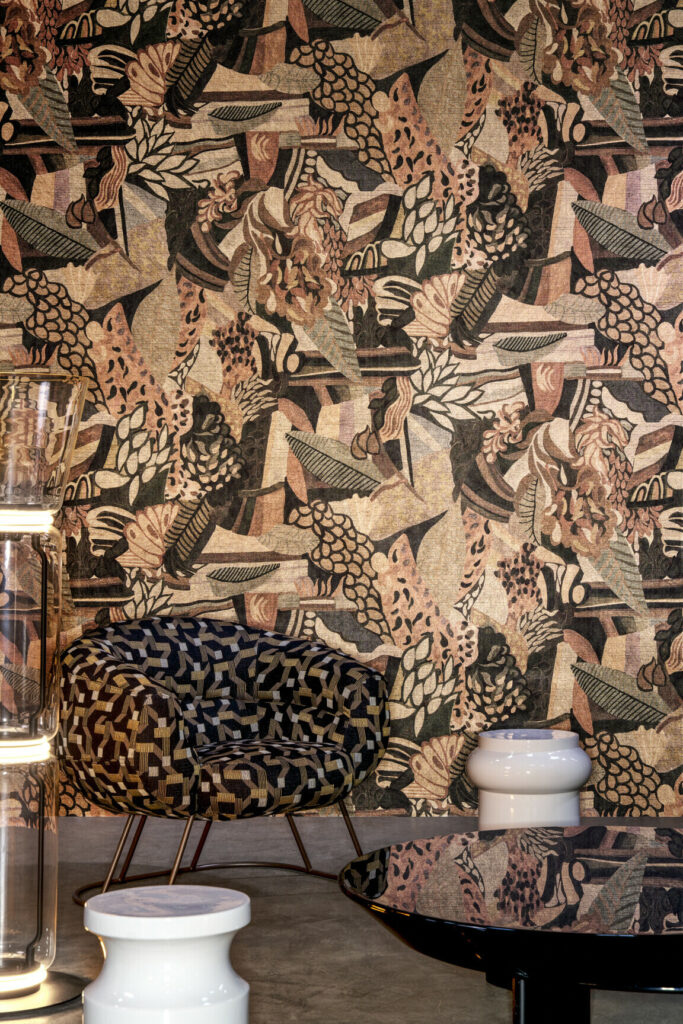 Arte Decors panoramiques Terra tropicana behang in kleur Ombre (97672) - Interieur impressie