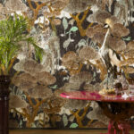 Arte Decors panoramiques Wonderwoods behang in kleur Cinnamon (97540) - Interieur impressie