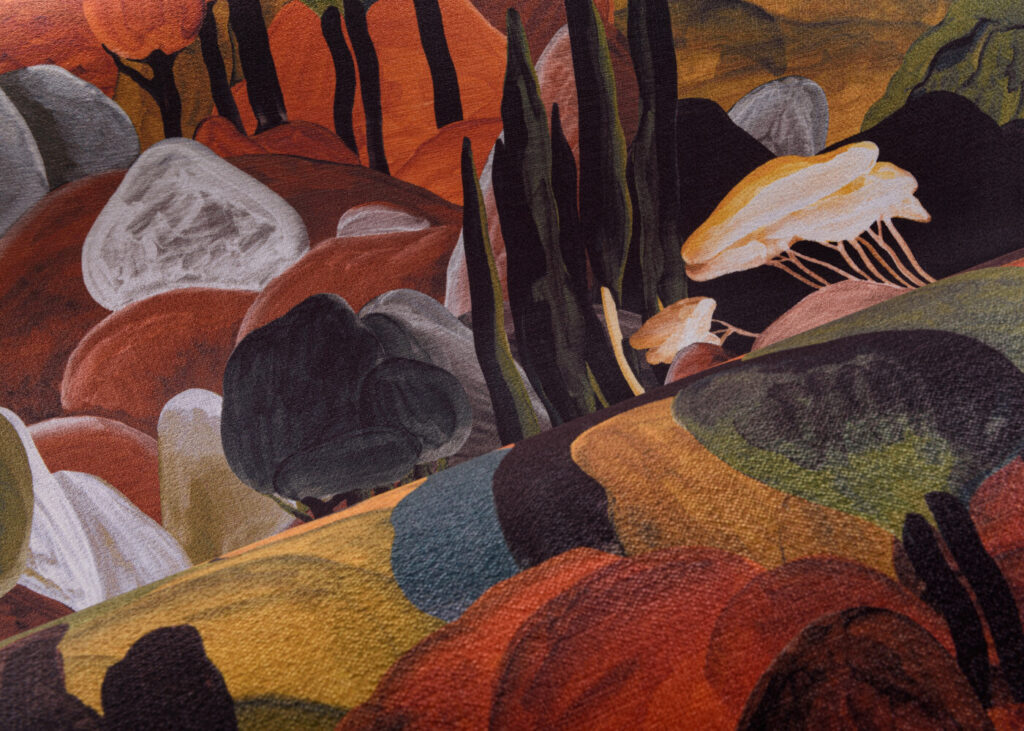 Arte Decors panoramiques Allombra dei cipressi behang (97500) - Sfeerbeeld