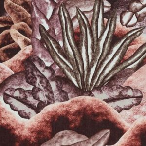 Arte Decors panoramiques Balata garden behang in kleur Chunky Chilli (97730) - Product close-up