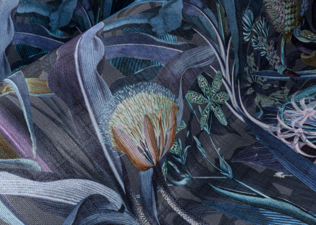 Arte Decors panoramiques Blooming pineapple behang (97600) - Sfeerbeeld