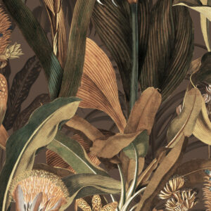 Arte Decors panoramiques Blooming pineapple behang in kleur Autumn (97602) - Product close-up