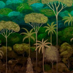Arte Decors panoramiques Ciel tropical behang in kleur Emerald Forest (97652) - Product close-up