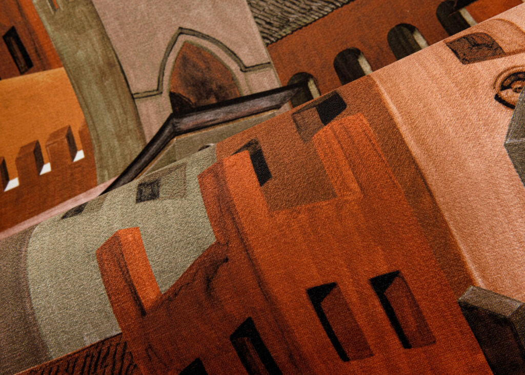 Arte Decors panoramiques Citta di castello behang (97680) - Sfeerbeeld