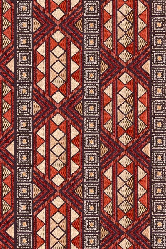 Arte Decors panoramiques Filigrana behang in kleur Pomodoro (97770) - Product close-up