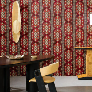 Arte Decors panoramiques Filigrana behang in kleur Pomodoro (97770) - Interieur impressie