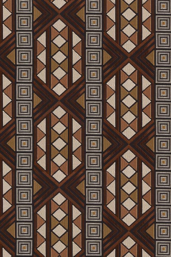 Arte Decors-panoramiques Filigrana behang in kleur Cappuccino (97771) - Product close-up