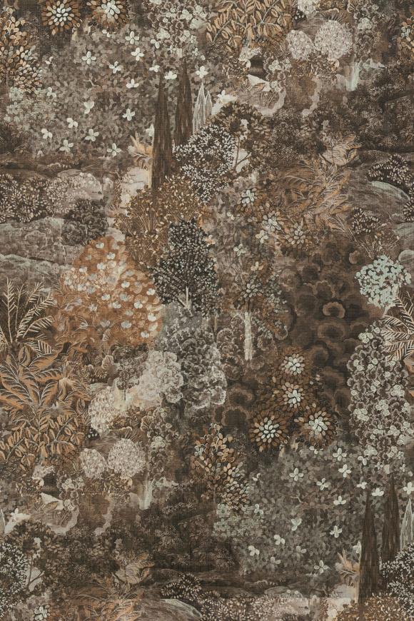 Arte Decors panoramiques Foret des muses behang in kleur Forêt Noyer (97750) - Product close-up
