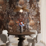 Arte Decors panoramiques Foret des muses behang in kleur Forêt Clémentine (97752) - Interieur impressie