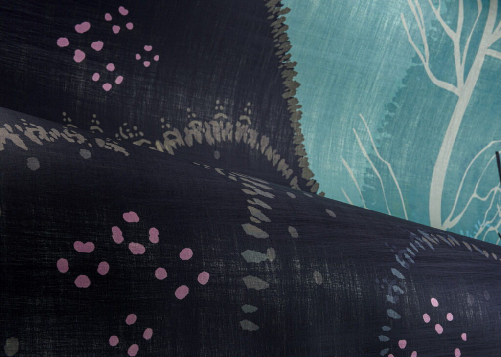 Arte Decors panoramiques Le jardin mystique behang (97550) - Sfeerbeeld