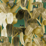 Arte Decors panoramiques Les grenouilles de chavroches behang in kleur Camouflage (97510) - Product close-up