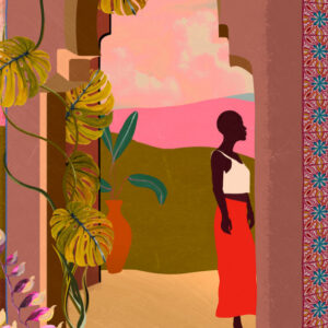 Arte Decors panoramiques Les mysteres de madagascar behang in kleur Marrakech (97530) - Product close-up