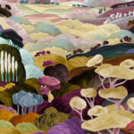 Arte Decors panoramiques Les songes toscans behang in kleur Tuscany (97520) - Product close-up