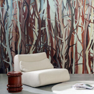 Arte Decors panoramiques Mangrove behang in kleur Coffee Root (97742) - Interieur impressie
