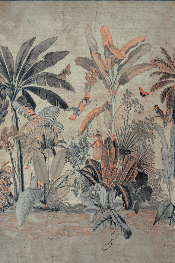 Arte Decors panoramiques Milk and honey behang in kleur Silver Pearl (97630) - Product close-up