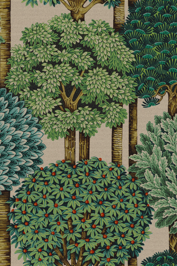 Arte Decors panoramiques Mont royal behang in kleur Evergreen (97700) - Product close-up