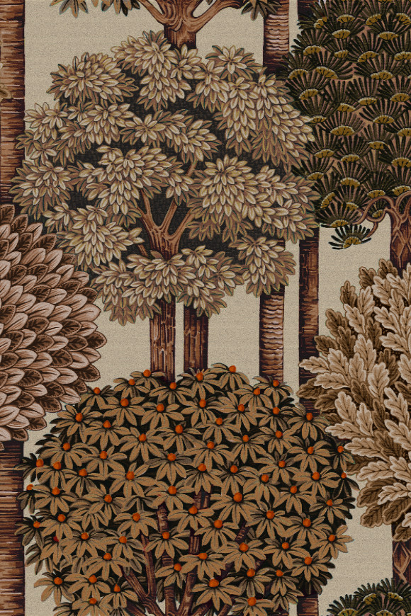 Arte Decors panoramiques Mont royal behang in kleur Bark (97701) - Product close-up