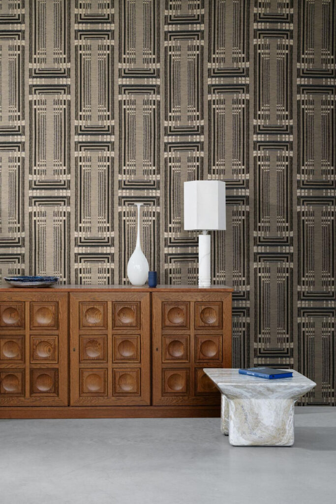 Arte Decors panoramiques Montana behang in kleur Cocoa (97820) - Interieur impressie