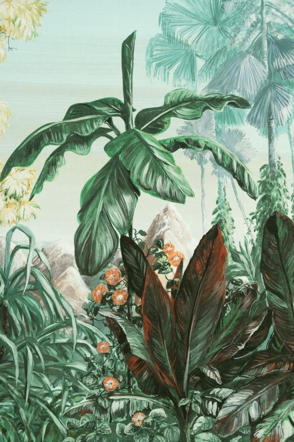 Arte Decors panoramiques Paradisiac behang in kleur Rainy Season (97790) - Product close-up