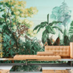 Arte Decors panoramiques Paradisiac behang in kleur Rainy Season (97790) - Interieur impressie