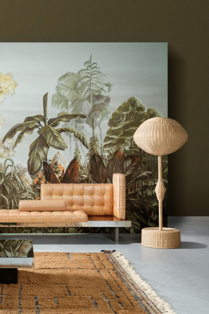 Arte Decors panoramiques Paradisiac behang in kleur Sandstorm (97791) - Interieur impressie