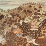 Arte Decors panoramiques Sundara behang in kleur Autumn (97810) - Product close-up