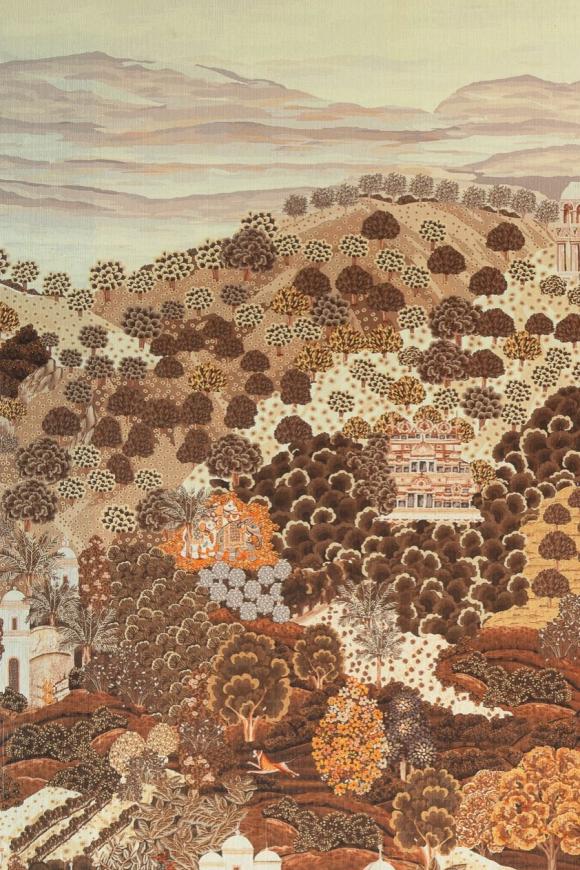 Arte Decors panoramiques Sundara behang in kleur Autumn (97810) - Product close-up