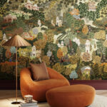 Arte Decors panoramiques Sundara behang in kleur Spring (97811) - Interieur impressie