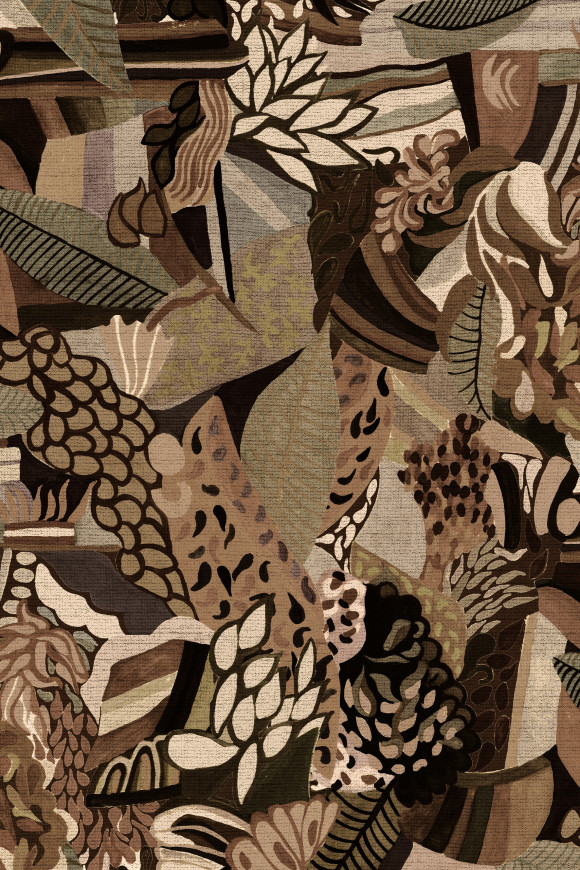 Arte Decors panoramiques Terra tropicana behang in kleur Ombre (97672) - Product close-up