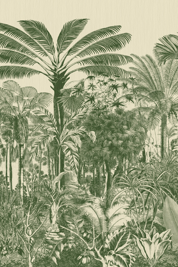 Arte Decors panoramiques Valle de vinales behang in kleur Palmier (97711) - Product close-up
