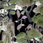 Arte Decors panoramiques Wonderwoods behang in kleur Syringa (97541) - Product close-up