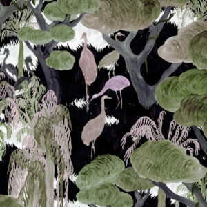 Arte Decors panoramiques Wonderwoods behang in kleur Syringa (97541) - Product close-up