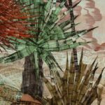 Arte Decors panoramiques Yasuni behang in kleur Rhubarb Flora (97800) - Product close-up