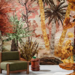 Arte Decors panoramiques Yasuni behang in kleur Rhubarb Flora (97800) - Interieur impressie