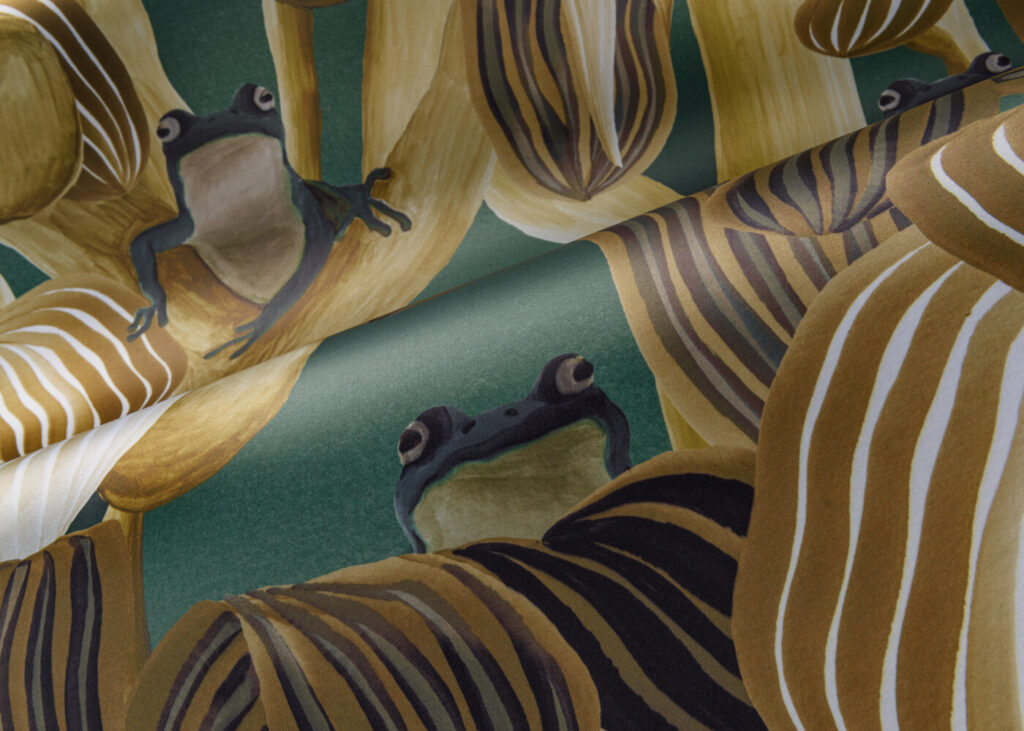 Arte Decors panoramiques Les grenouilles de chavroches behang (97510) - Sfeerbeeld