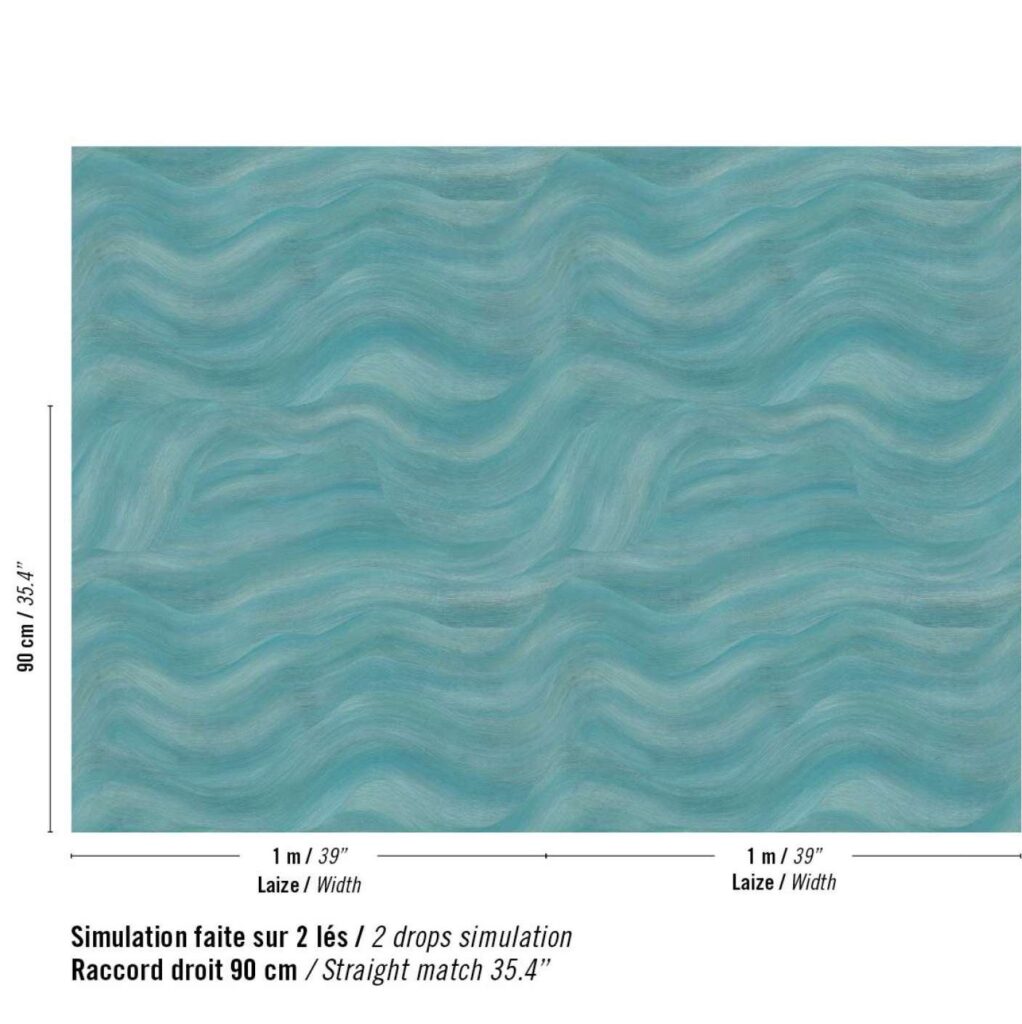 Elitis Lanzarote Calero VP 1028-41 Lumineuses ondulations patroon