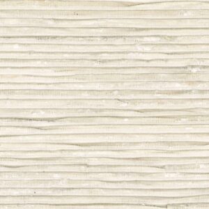 Abaca behang van Elitis: Ecume Filigrane RM 1117-01 in wit met een fijn ribbeltje