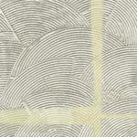 Elitis Mille et une nuit behang in kleur Miroir d'argent(RM 1121-90) - Product close-up