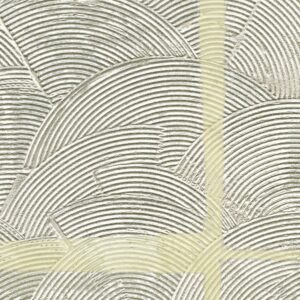 Elitis Mille et une nuit behang in kleur Miroir d'argent(RM 1121-90) - Product close-up