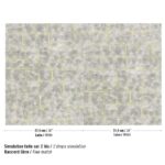 Elitis Mille et une nuit behang in kleur Miroir d'argent(RM 1121-90) - Product patroon