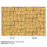 Elitis Mille et une nuit behang in kleurLes ors d'Abalone (RM 1121-91) - Product patroon