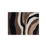 Gestreept vloerkleed Elitis Fuji Chocolat TA 142-76-05