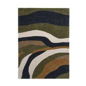 Gestreept vloerkleed Elitis Fuji Matcha TA 142-63-04 product weergave